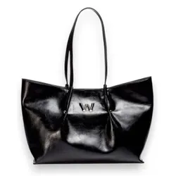 Wonders für Damen. WB-54023_941_5792 Naysa Handtasche Schwarz (OSFA), Klassisch, Kunstleder