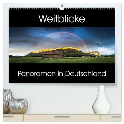 Weitblicke - Panoramen (hochwertiger Premium Wandkalender 2027 DIN A2 quer), Kunstdruck in Hochglanz