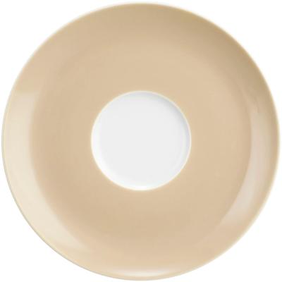 Untertasse SELTMANN WEIDEN "Liberty Pure Colors", beige (dusty beige), H:1,7cm Ø:16,1cm, Porzellan, Speiseteller, Untere zu Tasse, Untersatz