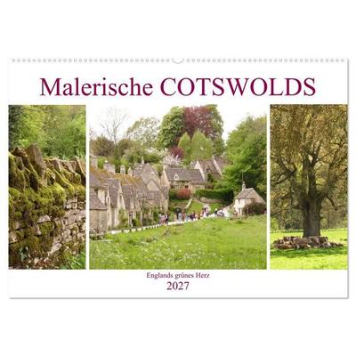 Malerische Cotswolds (Wandkalender 2027 DIN A2 quer), CALVENDO Monatskalender