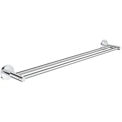 Grohe, Handtuchhalter + Handtuchhaken, Start QuickFix Doppel-Badetuchhalter