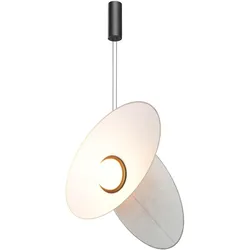 Maytoni LED-Pendelleuchte Evolution Aluminium Weiß