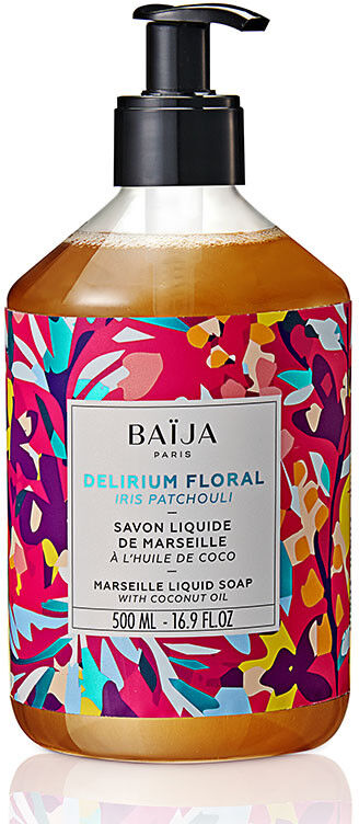 BaÏja Savon Liquide Marseille Corps et Mains Delirium Floral Bain & Douche chez Kalista