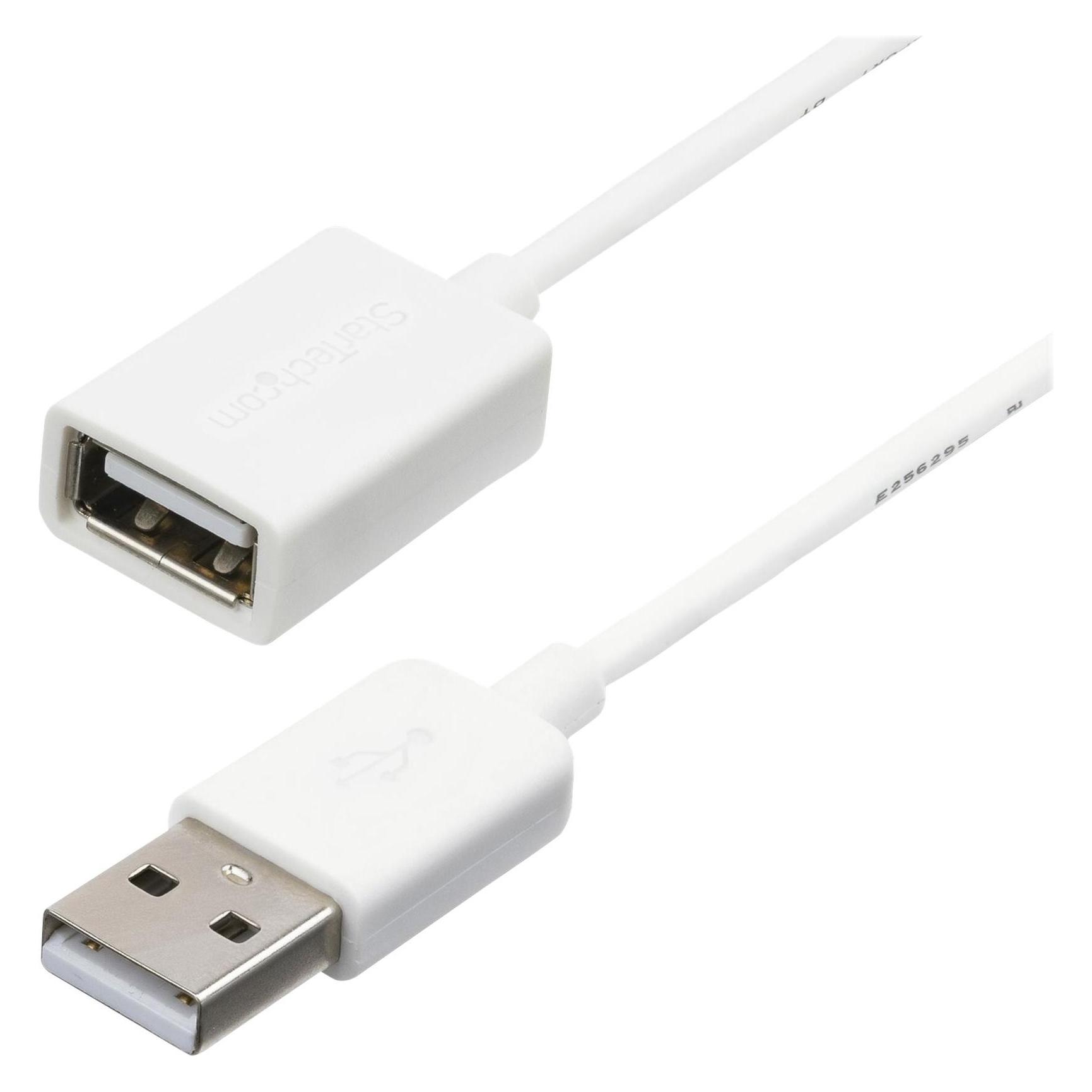 StarTech USB A - USB A (1 m, USB 2.0) (USBEXTPAA1MW)