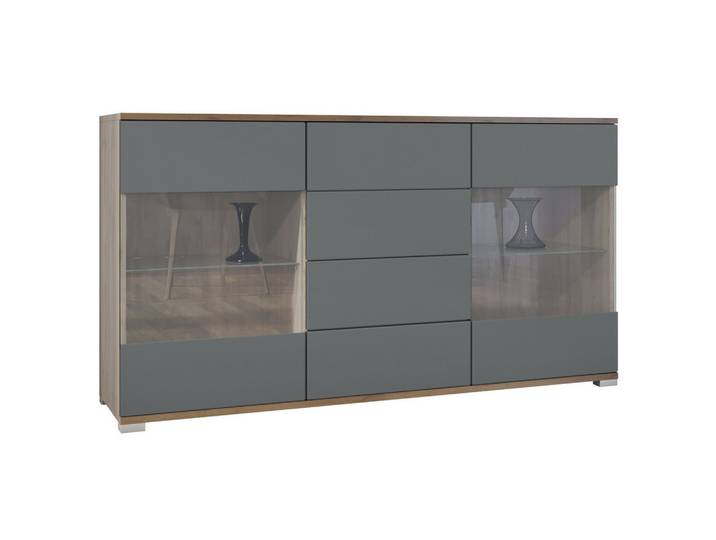 SIDEBOARD Bari Graphit Seidenmatt
