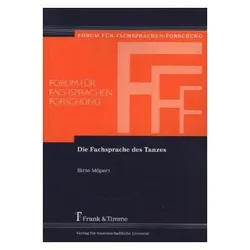 Die Fachsprache des Tanzes, Fachbücher von Birte Möpert