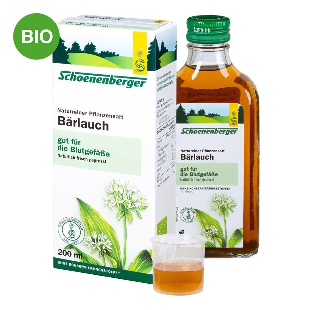 SALUS Pharma GmbH Schoenenberger Naturreiner Pflanzensaft Bärlauch 00692050
