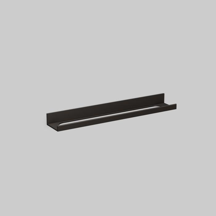 Alape Ablage 8271140980 AS.600.HT 600 x 50 x 100 mm, Aluminium mattschwarz pulverbeschichtet