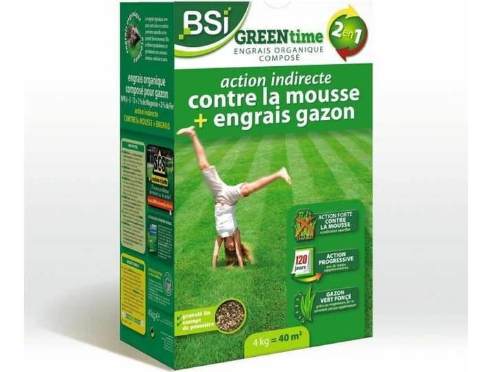 Engrais organique BSI Greentime 4 Kg
