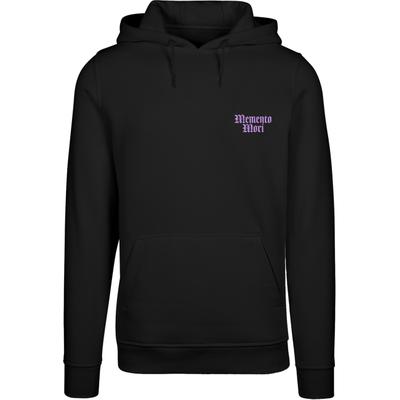 Kapuzenpullover MISTERTEE "MisterTee Memento Mori Hoody", Herren, Gr. S, schwarz, 65% Baumwolle, 35% Polyester, mehrfarbig, normal, ohne Ausschnitt, Pullover Kapuzenpullover