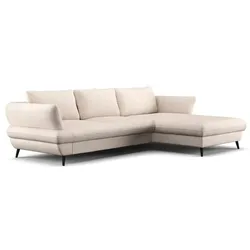 COTTA Ecksofa mit Funktion Balou Stoff Beige