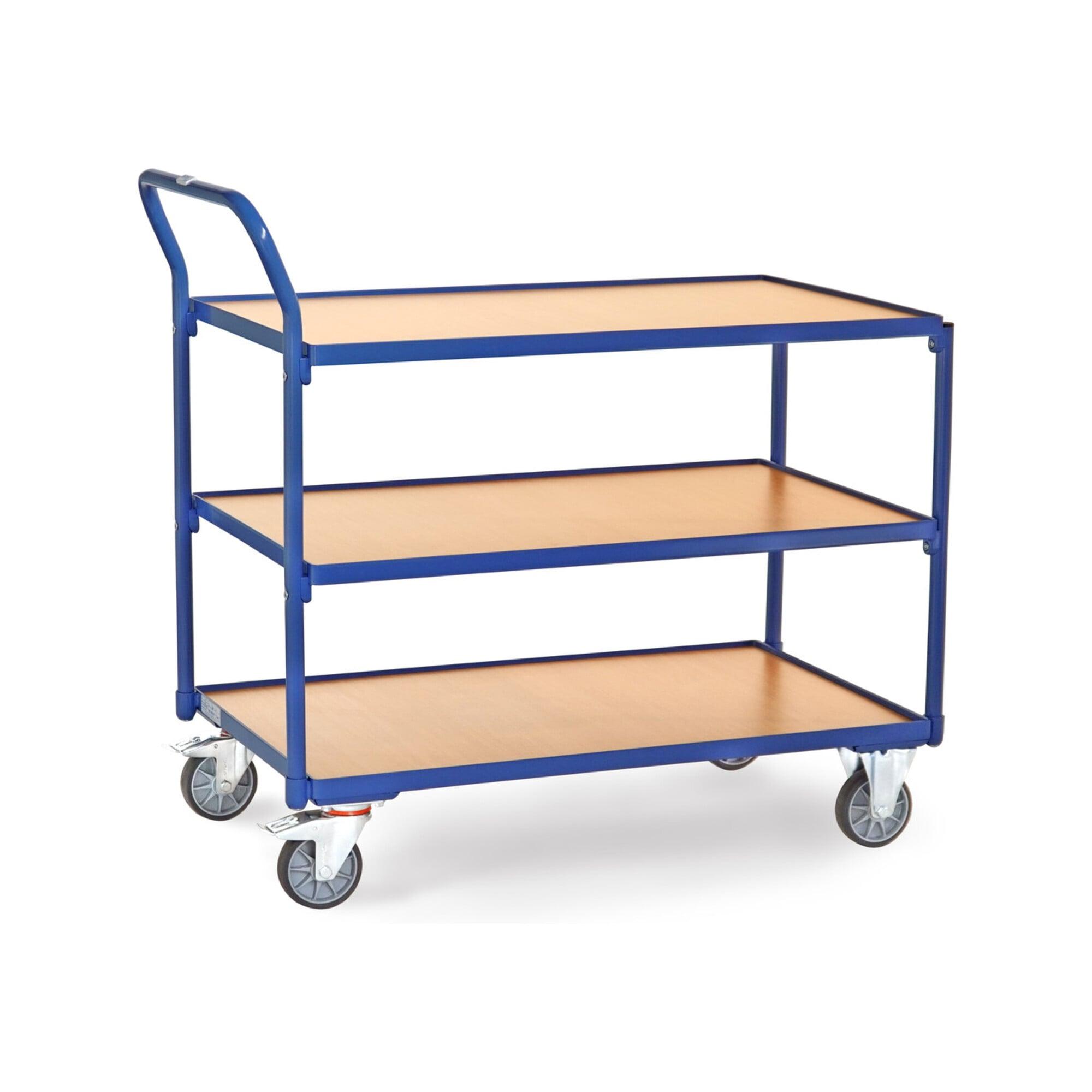 fetra Tischwagen 2752 - Tragkraft 300kg TPE-Reifen)