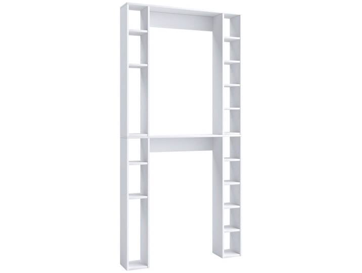 Mid.you Waschmaschinenschrank, Weiss, Holzwerkstoff, 98x199.5x18 cm, Waschküche, Waschmaschinenschrank