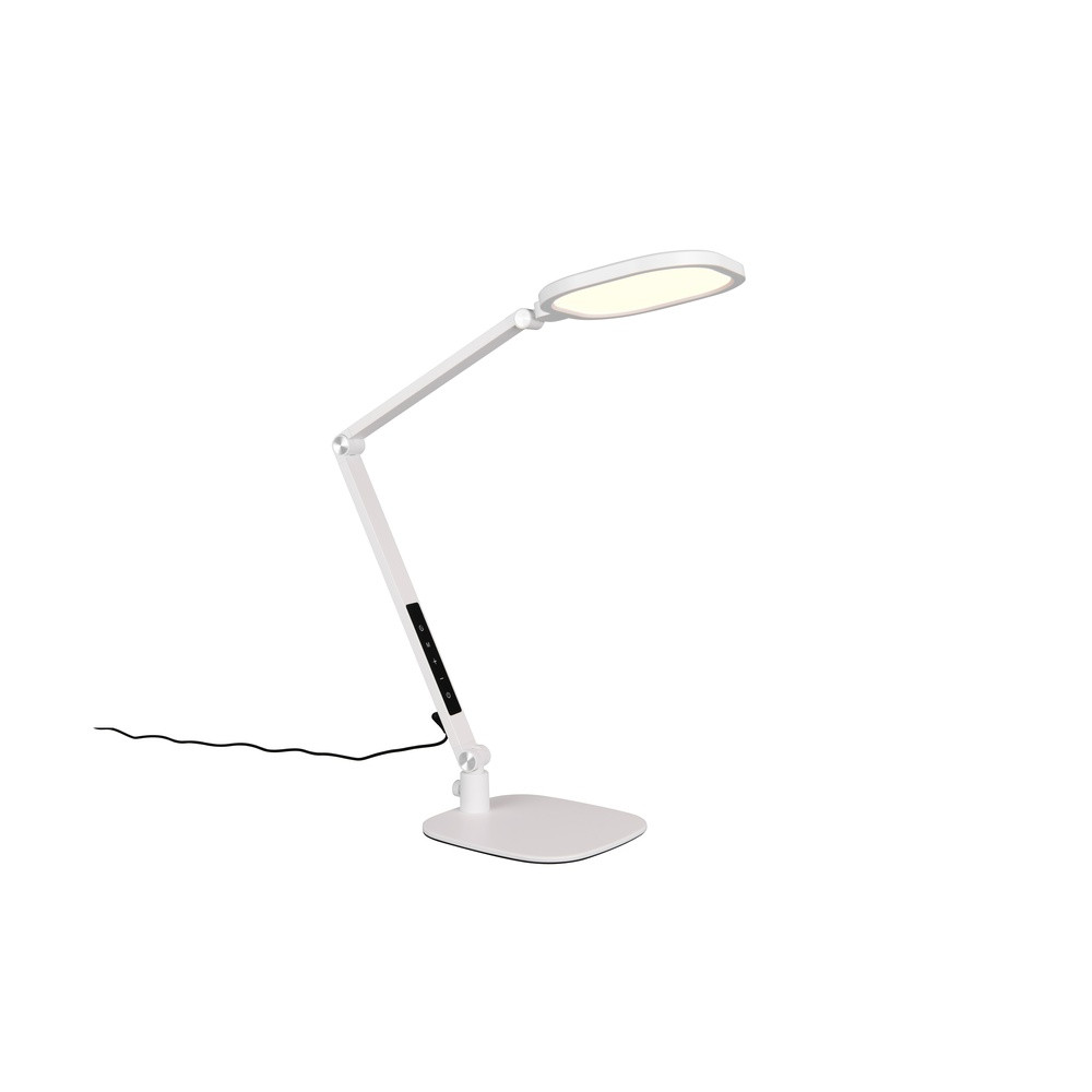 Tafellamp Servo Trio wit - Moderne metalen tafellamp met touch-bediening