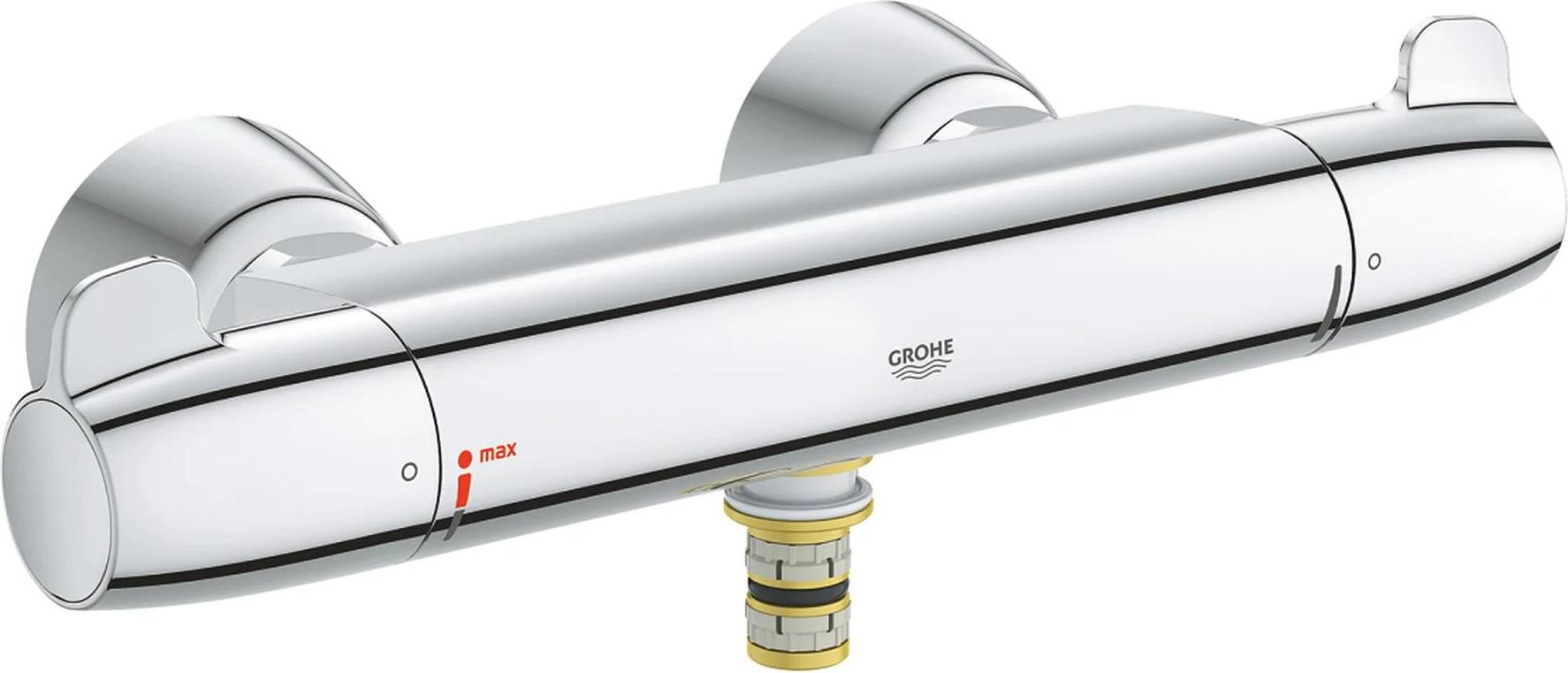 GROHE 34666000 THM-WT-Batterie Grohtherm Special 34666 mit verdeckten S-Anschlüssen chrom