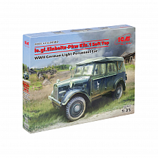 ICM - le.gl.Einheits-Pkw Kfz.1 Soft Top - WWII German Light Personnel Car - 1:35 - 215 Teile 307012