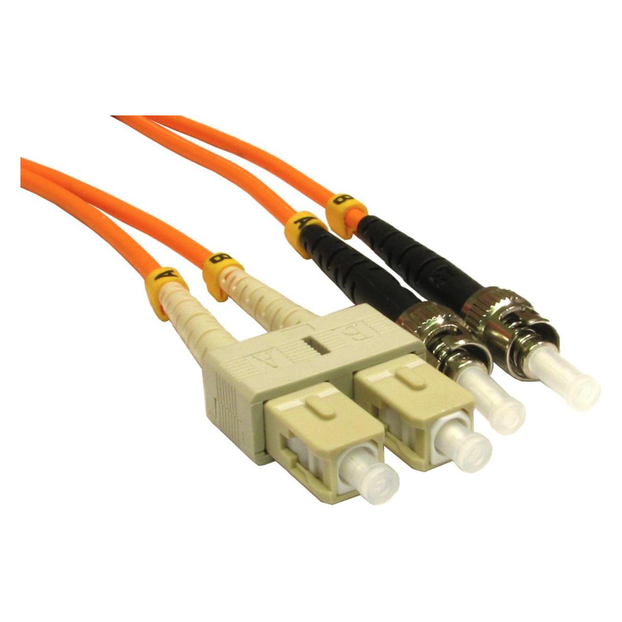 Cables Direct CDL 2m OM2 Fibre Cable ST - SC (2 m) (FB2M-STSC-020)