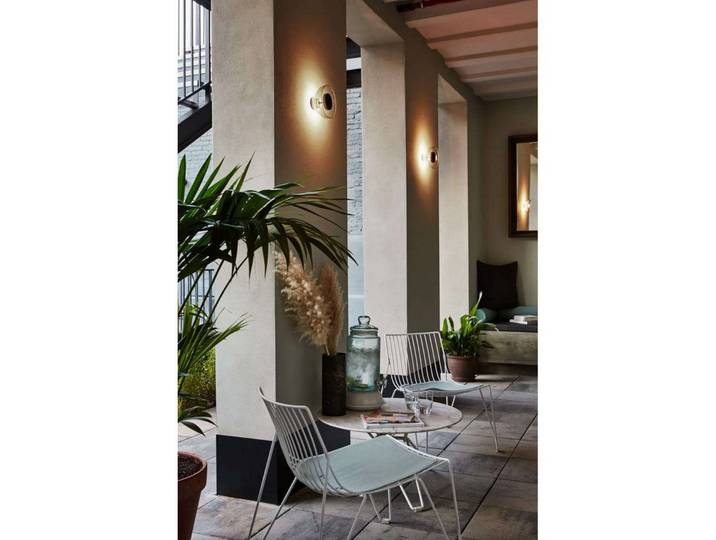 Aura Plus Wandleuchte w/Canopy Translucent - Marset - Wohnzimmer - Kunststoff