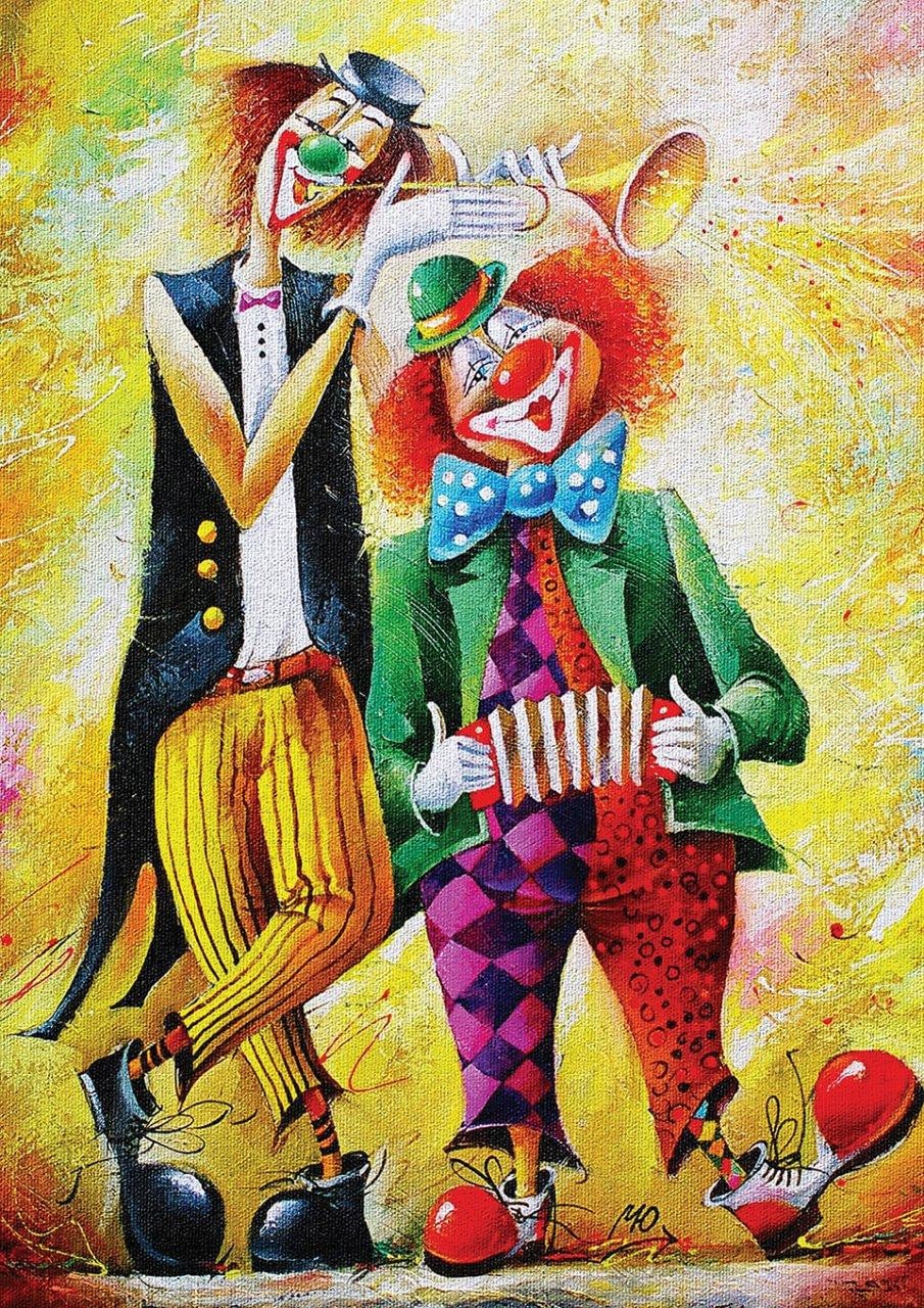 ART PUZZLE Clowns Puzzel met 260 stukjes
