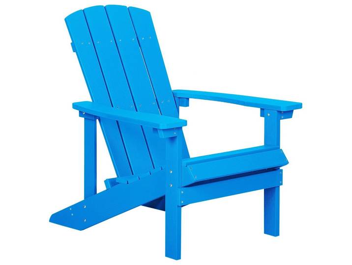 GARTENSTUHL Kunstholz blau Adirondack