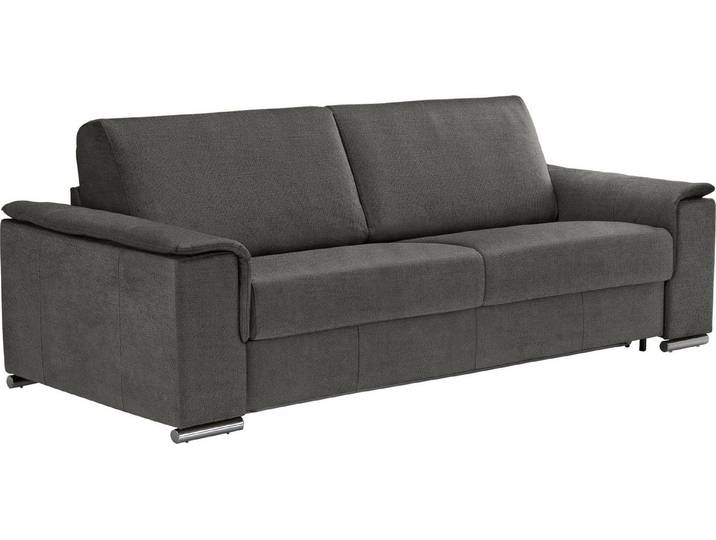 Egoitaliano 2,5-Sitzer Cecilia, modern & elegant, erstklassiger Sitzkomfort, Breite 234cm, mit verchromten Metallfüßen