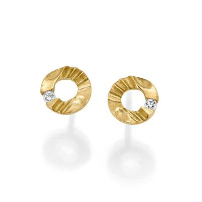 Paar Ohrhänger ADELIA´S "Ohrstecker Ohrringe aus 333 Gelbgold", gold, Ohrringe, Damen, Damen, Gold, mit Zirkonia