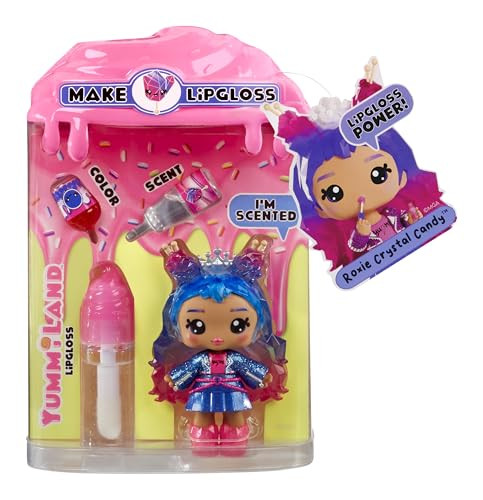 Yummiland Lip Gloss Doll Roxie Crystal Candy inclusief DIY Lip Gloss Kit