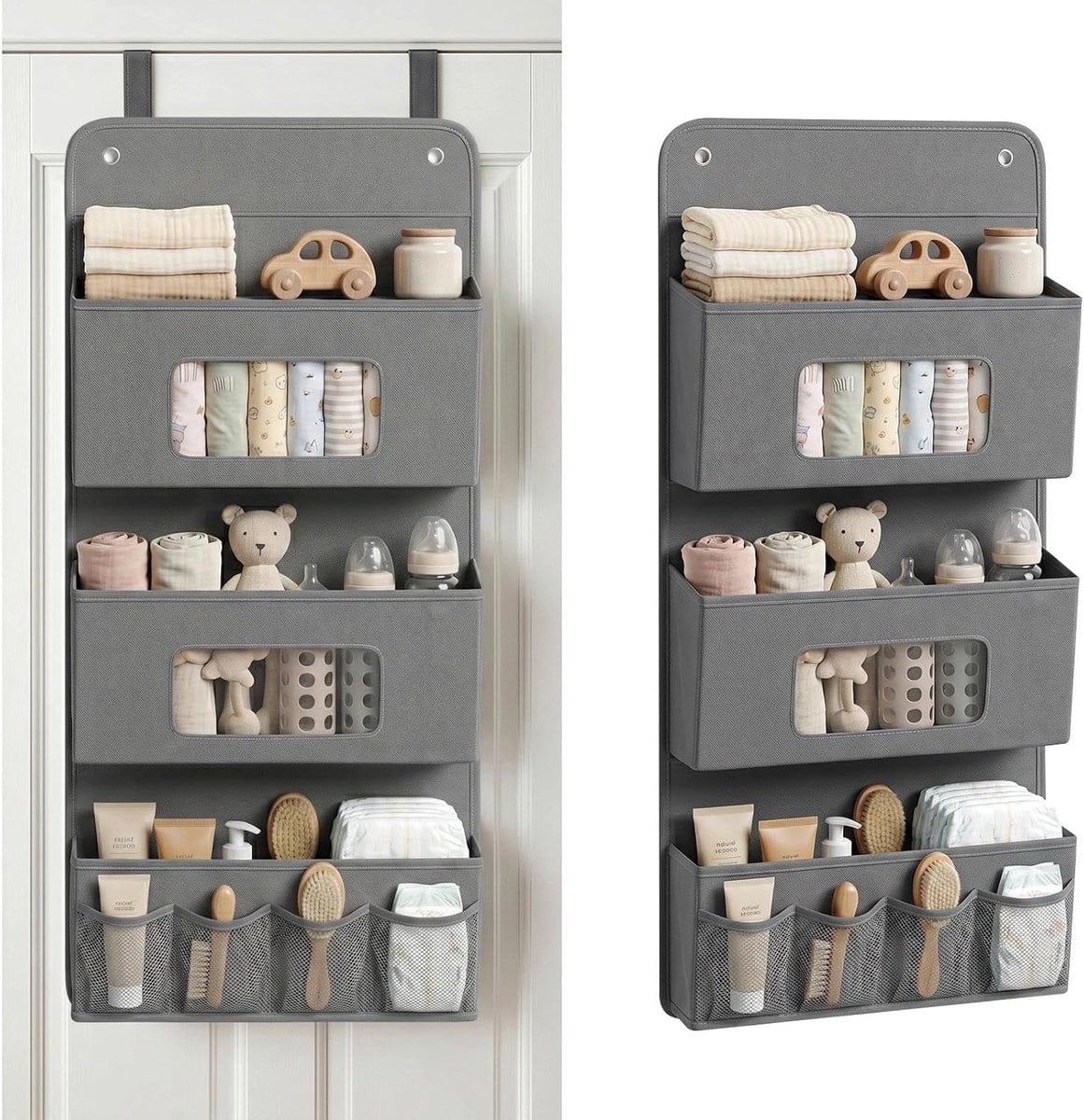 Hangende stoffen organizer voor de slaapkamer, kinderkamer, badkamer of keuken
