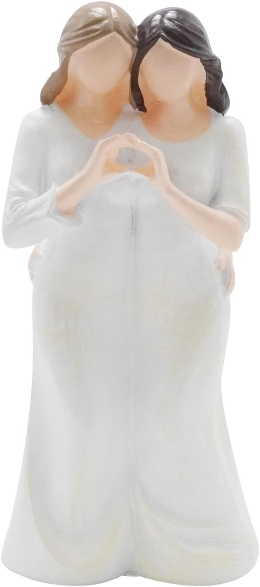 Handgeschilderde Zusterfiguur Sculptuur voor Thuisdecoratie en Cadeaus