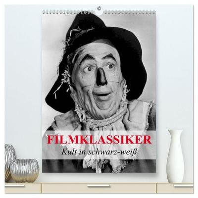 Filmklassiker - Kult in schwarz-weiß (hochwertiger Premium Wandkalender 2027 DIN A2 hoch), Kunstdruck in Hochglanz