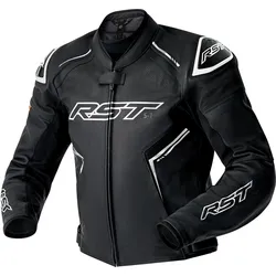 RST S1 D3O perforierte Motorrad Lederjacke 2XL