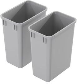 Dowell 35 Quart/9 Gallon Wastebasket Trash Container - Plastic, Stackable