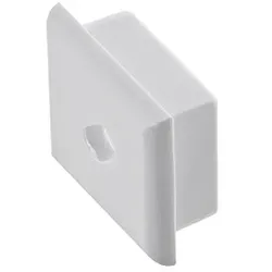 SIGOR Endkappe für LED Eckprofil KS-SIG-PROF11, eckig / mit Loch, Kunststoff grau SIG-9851601