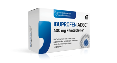 Zentiva Pharma GmbH IBUPROFEN ADGC 400 mg Filmtabletten 50 St 17445321