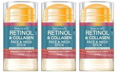 Uplift Picks Retinol Collagen Lifting Cream Stick For Wrinkle Smoothing And Brightening 3 Pcs