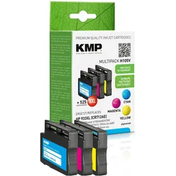 KMP, Druckerpatrone, 105V Vorteilspack C/M/Y komp. mit HP 933 XL (C, M, Y)
