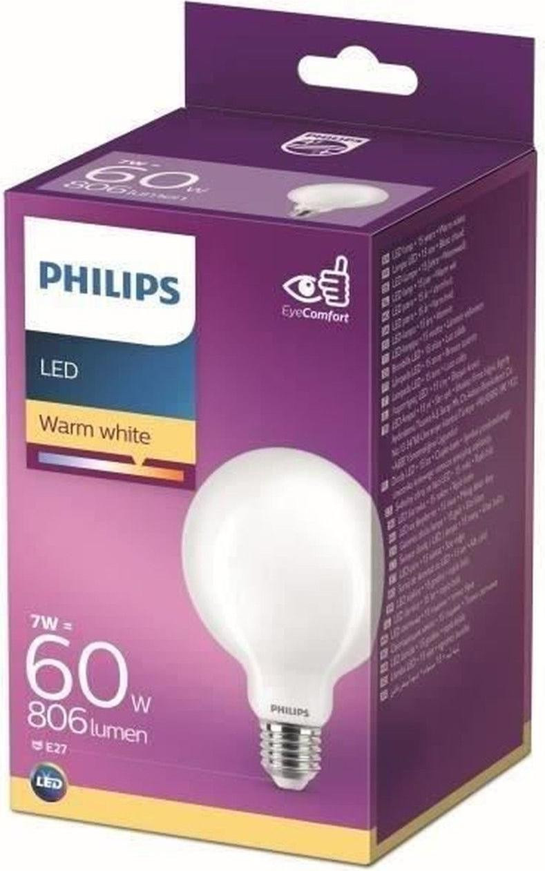Philips LED-lamp E27 Warm wit 60W equivalent niet-dimbaar