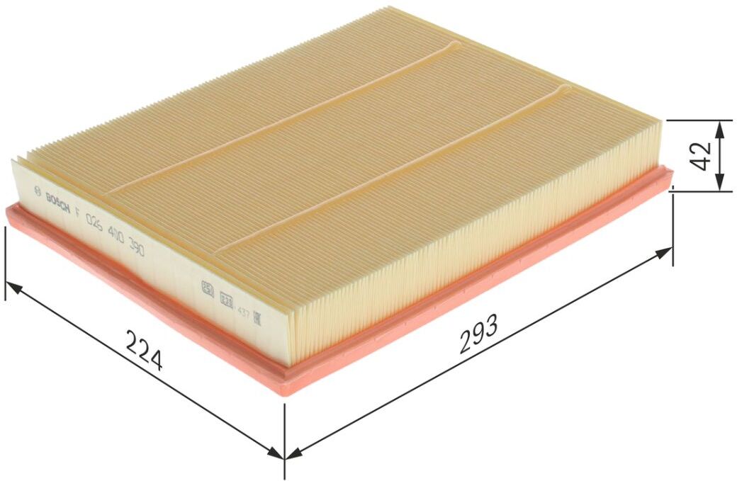 Luftfilter BOSCH F 026 400 390