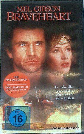Mel Gibson - Braveheart - Special Edition [VHS] - Preis vom 27.09.2026 03:53:48 h