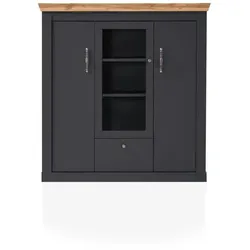 Highboard  Calella , grau , Maße (cm): B: 141 H: 146 T: 45.0