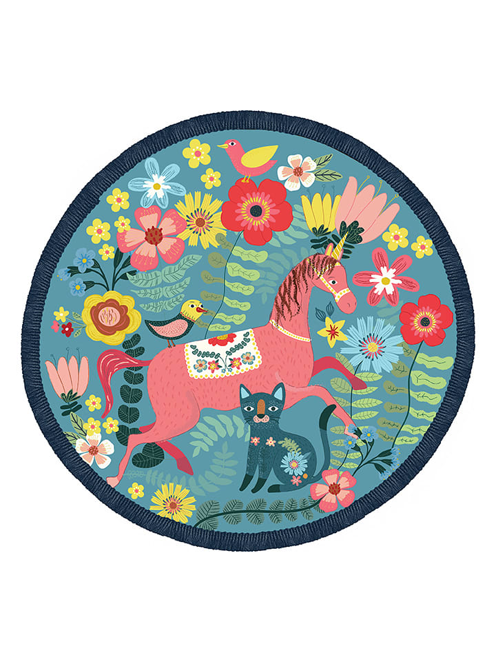 Really Nice Things Kurzflor-Teppich ''Fairy Tale'' in Bunt - Ø 120 cm - onesize