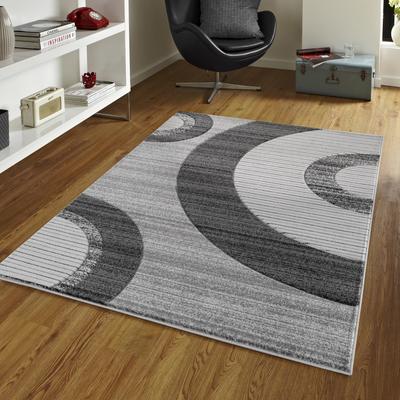 MDA Rugs Glamour Collection Geometric Polypropylene Area Rug