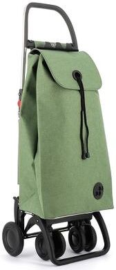 Shopping Trolley Rolser I-Max Tweed 4 Wheels 2 Swiveling Foldable - 15.55 in. W x 41.34 in. H x 12.8 in. D