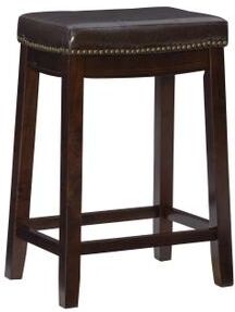 Claridge Counter Stool by Linon Home Décor in Brown