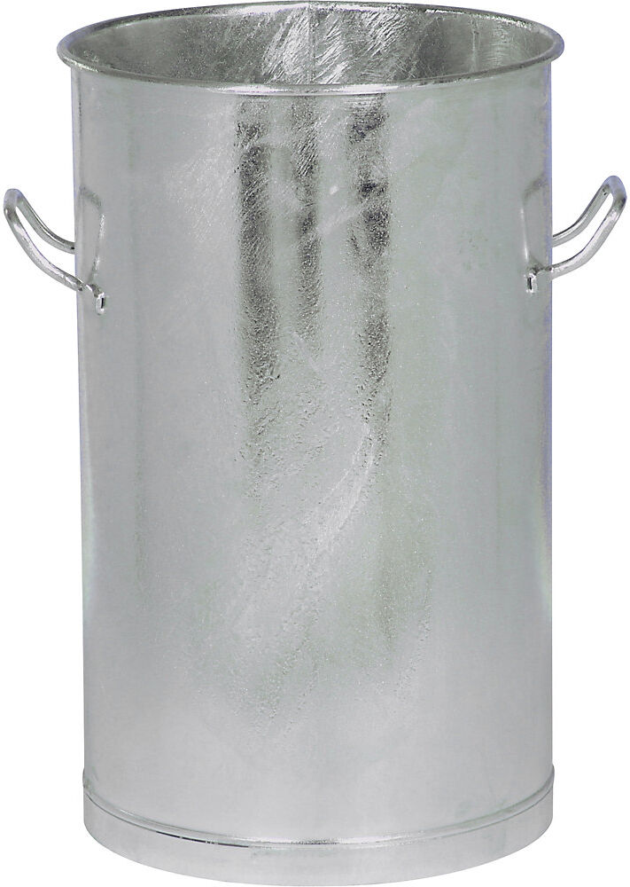 kaiserkraft Mülltonne ohne Deckel, Stahl, Volumen 60 l, Höhe 630 mm, Außen-Ø oben 380 mm, ab 5 Stk