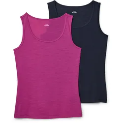 Tchibo - 2 Tanktops - Damen - Gr. M - pink