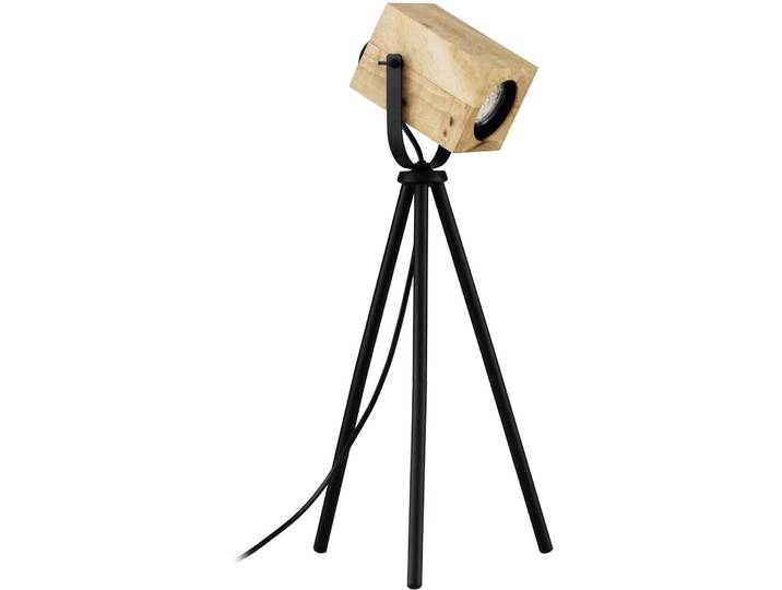 Eglo Tischlampe Ayles Schwarz Stahl H 47.5 cm - LED- LED Energiesparlampe