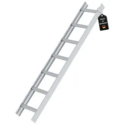 PROREGAL Dachleiter Alu Natur 7 Sprossen