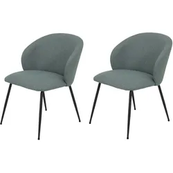 Tchibo - 2 Hela Stühle »Graz« - 61x64,5x81cm - grün -