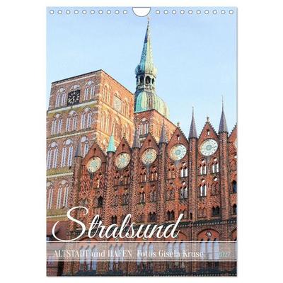 Stralsund - Altstadt und Hafen (Wandkalender 2027 DIN A4 hoch), CALVENDO Monatskalender